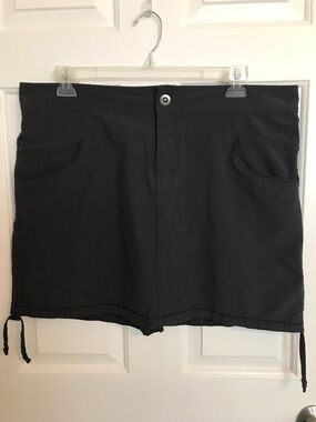 Cabela's Triune UPF 30 Trail Hiking Skirt-with-Shorts Skort Size 18 Gunpowder